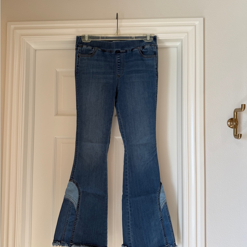 Chelsea & Violet Dark Blue Flare Jeans